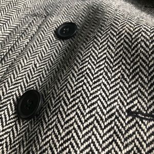 J crew herringbone peacoat